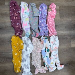 NB Girl Fleece PJs - 10 for $20